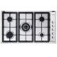 Elba Gas Hob 90 cm 5 Burners Safety Stainless E95-545 XND