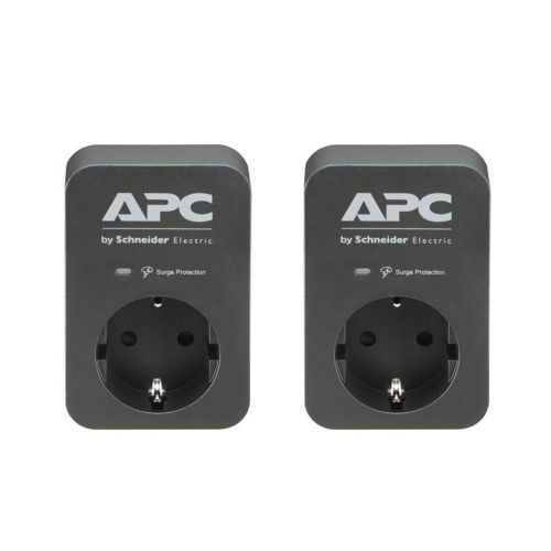 APC Essential SurgeArrest 1 outlet Germany 230V Set 2 Pieces PME1WB-GR