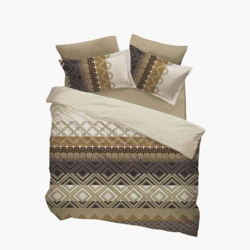 Family Bed Cover Set Cotton Touch 3 Pieces Multi Color CTC_112