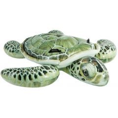 Intex Inflatable Turtle Shape On Pool Float 191*170 cm Multi Color IX-57555