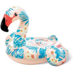 Intex Tropical Flamingo Ride On Pool Float 135*94*112 cm Multi Color IX-57559