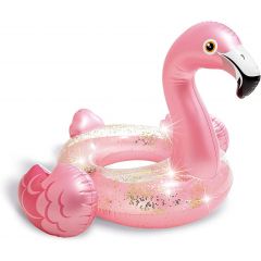 Intex Glitter Flamingo Ride On Pool Float 99*89*71 cm Pink IX-56251
