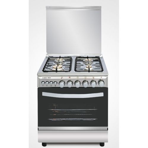 REAL TECH Limited Cooker 60*60 cm 4 Burners with Fan Stainless R6060SS-PC02-No- Lim-K