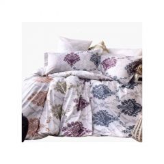 Family Bed Cover Set Cotton Touch 2 Pieces Multi Color CTC_138A