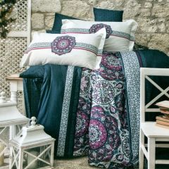 Family Bed Comforter Set Cotton Touch 3 Pieces Multi Color CCT_158