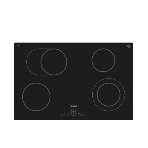 Bosch Built-In Electric Hob 80 cm With Touch Control Black PKN811FP1E