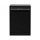 SHARP Dishwasher For 14 Person 60 cm With Digital Display and 10 Programs Black Color QW-V1014M-BK2