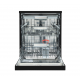 SHARP Dishwasher For 15 Person 60 cm With Digital Display and 10 Programs Black Color QW-V1015M-BK2