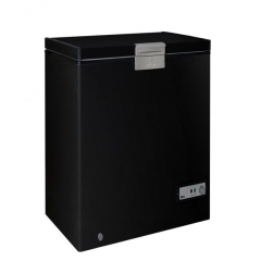 Passap Chest Freezer 203L Compressor LG Stainless Inner Body Black ES241-BK