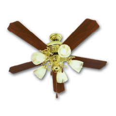 Fresh Victoria Decorative Ceiling Fan 52 Inch Brown Color Victorya-4474