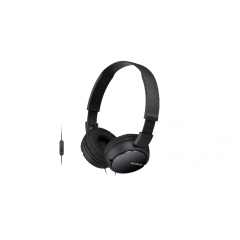 Sony On Ear Wired Headphones With Microphone Black Color MDR-ZX110AP/B