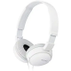 Sony On Ear Wired Headphones With Microphone White Color MDR-ZX110AP/W