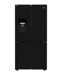 BEKO Refrigerator Side x Side 626 Liter NoFrost Digital with Water Dispenser Black GNE134626B