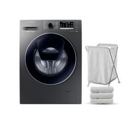 Samsung Washing Machine 9 KG AddWash Technology EcoBubble Silver WW90K5410UX/AS