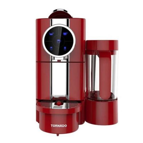 تورنيدو ماكينة صنع القهوة بالكبسولات 1050 وات لون أحمر TCMN-C65R