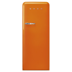 سميج ثلاجة تصميم خمسينات باب واحد 281 لتر لون برتقالي FAB28ROR3