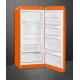 SMEG Refrigerator 50's Retro Style 281 L One Door Orange FAB28ROR3