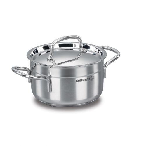 KORKMAZ Alfa Stainless Steel Pot 28 cm A1028