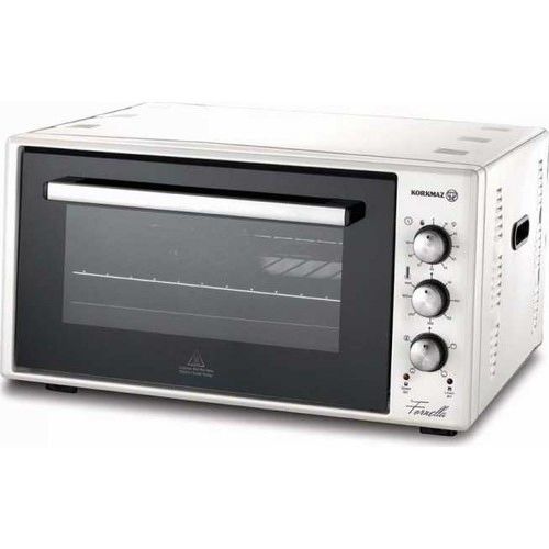 Korkmaz Electric Oven 50 Liter With Turbo Fan White A496-03