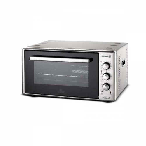 Korkmaz Electric Oven 45 Liter 2 Trays Fornal Inox Silver A499