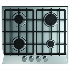 Fresh Gas Cooker Built In 4 Burners 60 Cm Cast Iron Safety Stainless Steel HAFR60CMSC1