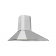 Ecomatic Decorative Kitchen Chimney Hood 90 cm 1000 m3 / h 3 Speeds Stainless H9210RB