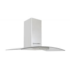 Ecomatic Decorative Kitchen Chimney Hood 60 cm 750m3 / h 3 Speeds Stainless Curvy Crystal H6207KGBX