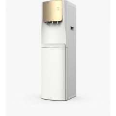 White Whale Water Dispenser 3 Spigots With Refrigerator Gold WDS-14700G Gold