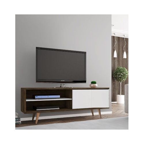Tv Table 160 50 35 Cm Wooden Tvt 2dr, What Size Table For 50 Inch Tv