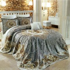 Family Bed Joplan Cover Set Cotton 4 Pieces 240*240 Multi Color BC_303