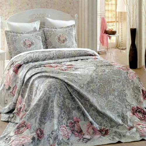 Family Bed Joplan Cover Set Cotton 4 Pieces 240*240 Multi Color BC_304