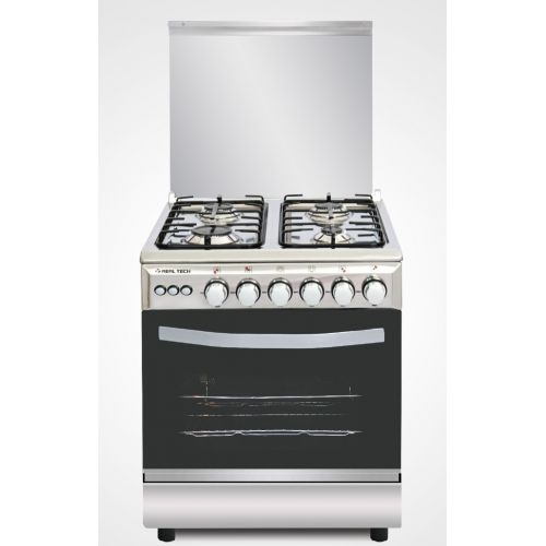 REAL TECH Limited Cooker 60*60 cm 4 Burners Stainless R560SS-PC01-No-Lim-K