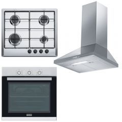Franke Gas Oven 60 cm and Gas Hob 60 cm and Chimney Hood 60 cm 460 m3/h GN 52 G XS