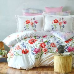 Family Bed Cover Set Cotton 100% 2 Pieces Multi Color C_1014A