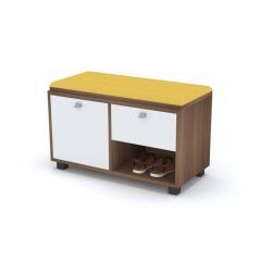 Artistico Shoe Storage 80*38*50 Cm With Seating Unit Brown ASC-80B