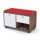 Artistico Shoe Storage 80*38*50 Cm With Seating Unit Red ASC-80R