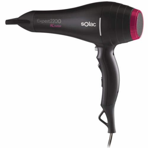 Solac Professional Hair Dryer Ionic 2200 Watt 2 speed Black SP7151