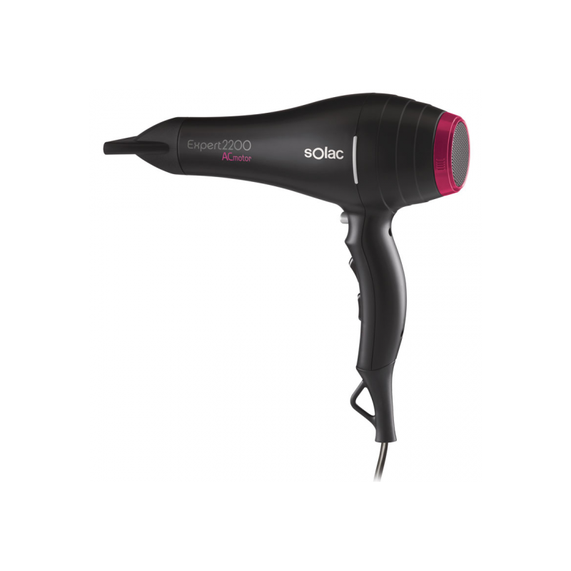 Solac Professional Hair Dryer Ionic 2200 Watt 2 speed Black SP7151