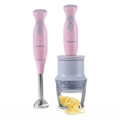 Tornado Hand Blender 1000W With Stainless Steel Blades Pink THB-1000ER