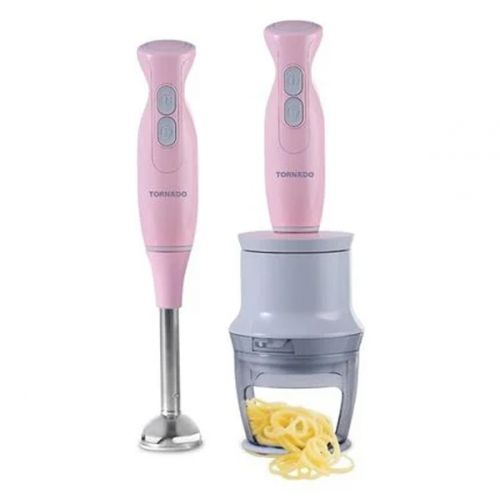 Tornado Hand Blender 1000W With Stainless Steel Blades Pink THB-1000ER