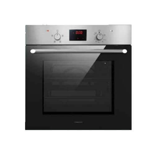 Tornado Gas Oven 60 cm With Electric Grill Full Safety Digital Stainless Steel GEO-VT60CSU-S