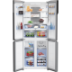 BEKO Refrigerator Side By Side 480 Liter NoFrost Digital Bottom Freezer Stainless Steel GNE480E20ZXPH