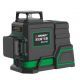 Sandawy Leveling Device 30 Meters 3 Levels Lithium Battery Green Laser SW-373G