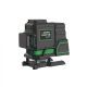 Sandawy Leveling Device 30 Meters 3 Levels Lithium Battery Ground Lens Green Laser SW-383G
