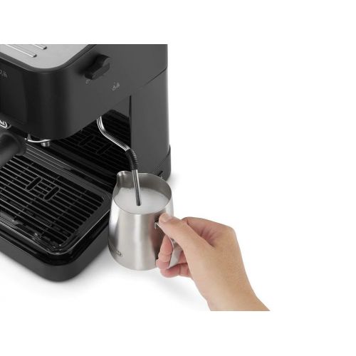 DeLonghi Stilosa Advanced Espresso & Coffee Machine with 15 Bar Pressure  1100 Watt 1 Litre Black