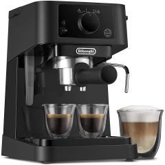 DeLonghi Stilosa Advanced Espresso & Coffee Machine with 15 Bar Pressure 1100 Watt 1 Litre Black EC235.BK