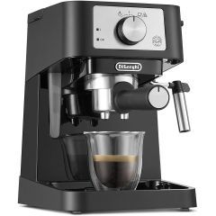 ديلونجي ماكينة صانع قهوة اسبريسو ستيلوسا مضخة باريستا اسود EC260.BK