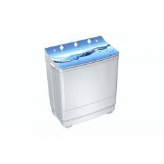 Fresh Washing Machine Half Automatic Diamond 8 Kg 2 Tub With Pump White FWT800PD