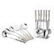 Joseph Kitchen Set of 7 With Stand Stainless Steel*Gold BSA037GMA020B