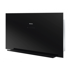 Miele Wall Mounted Ventilating Hood With Vertical Glass Front Black DA9091W
